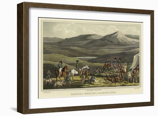 Sporting Meeting in the Highlands-Henry Thomas Alken-Framed Giclee Print