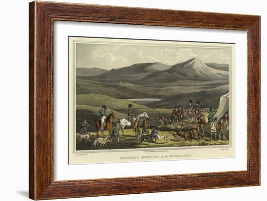 Sporting Meeting in the Highlands-Henry Thomas Alken-Framed Giclee Print