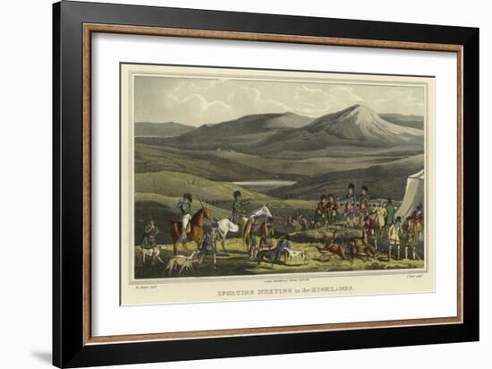 Sporting Meeting in the Highlands-Henry Thomas Alken-Framed Giclee Print