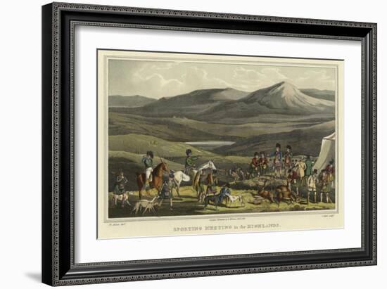 Sporting Meeting in the Highlands-Henry Thomas Alken-Framed Giclee Print