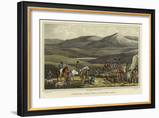 Sporting Meeting in the Highlands-Henry Thomas Alken-Framed Giclee Print