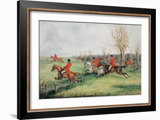 Sporting Scene-Henry Thomas Alken-Framed Giclee Print