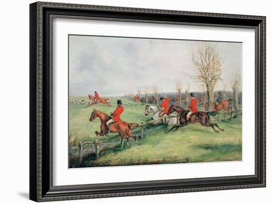 Sporting Scene-Henry Thomas Alken-Framed Giclee Print