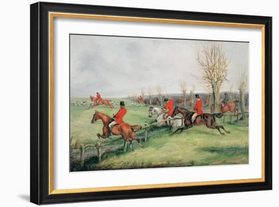 Sporting Scene-Henry Thomas Alken-Framed Giclee Print