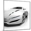 Sports Car Isolated On White Background. My Own Car Design. Not Associated With Any Brand-Misha-Mounted Photographic Print