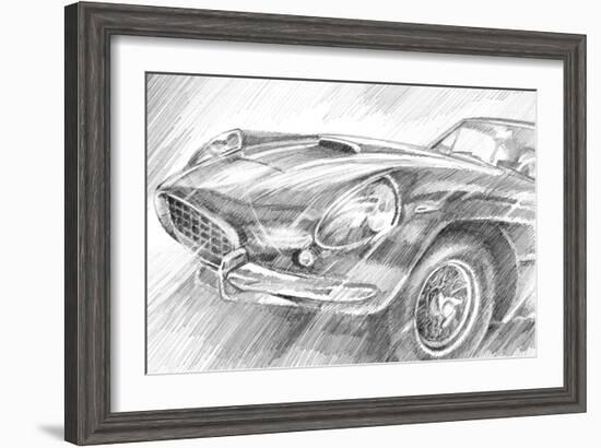 Sports Car Study II-Ethan Harper-Framed Art Print