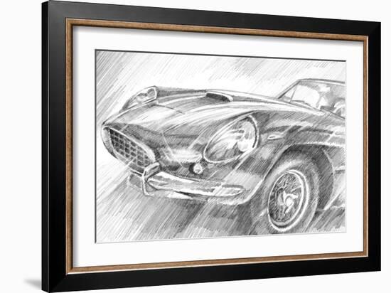 Sports Car Study II-Ethan Harper-Framed Art Print