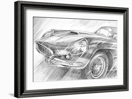 Sports Car Study II-Ethan Harper-Framed Art Print