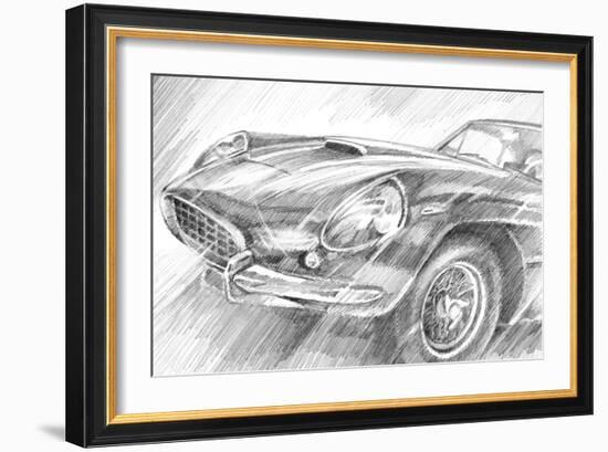 Sports Car Study II-Ethan Harper-Framed Art Print