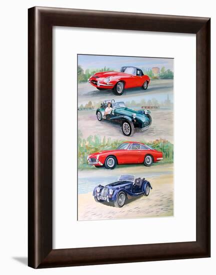 Sports Cars 1960s, 2006-Alex Williams-Framed Giclee Print