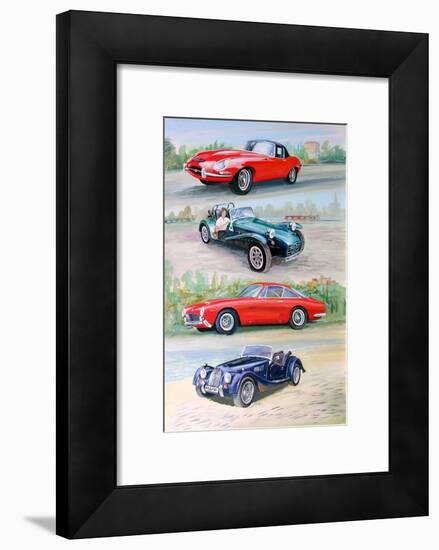 Sports Cars 1960s, 2006-Alex Williams-Framed Giclee Print
