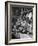 Sports Fans Attending Baseball Game at Ebbets Field-Ed Clark-Framed Photographic Print