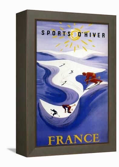 Sports France-null-Framed Premier Image Canvas