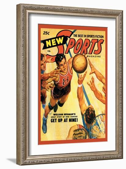 Sports Magazine: Basketball-null-Framed Premium Giclee Print