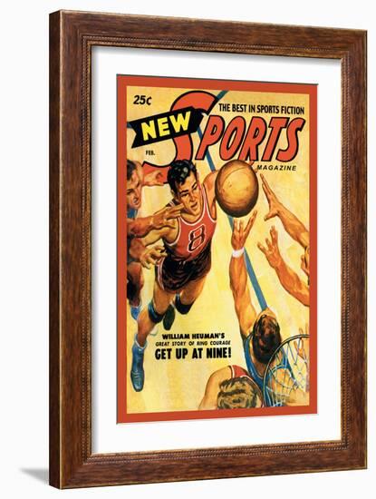 Sports Magazine: Basketball-null-Framed Art Print