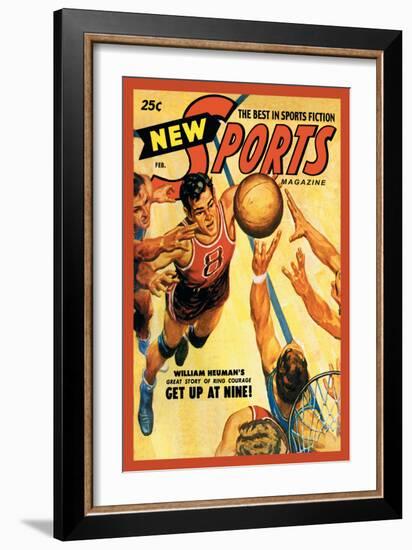 Sports Magazine: Basketball-null-Framed Art Print