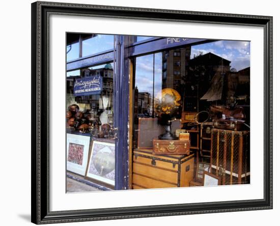 Sports Memorabilia Shop, Westbourne Grove, Notting Hill, London, England-Inger Hogstrom-Framed Photographic Print