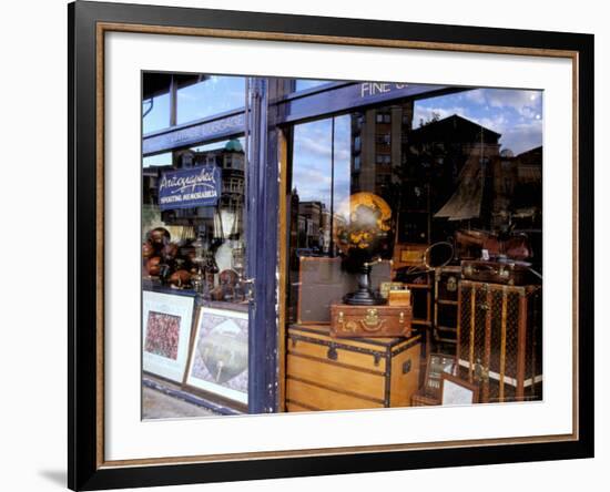 Sports Memorabilia Shop, Westbourne Grove, Notting Hill, London, England-Inger Hogstrom-Framed Photographic Print