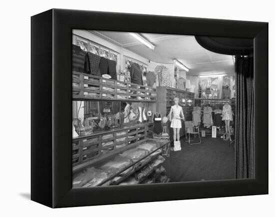 Sports Shop Interior, Sheffield, South Yorkshire, 1961-Michael Walters-Framed Premier Image Canvas