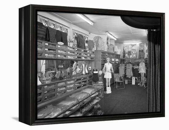 Sports Shop Interior, Sheffield, South Yorkshire, 1961-Michael Walters-Framed Premier Image Canvas