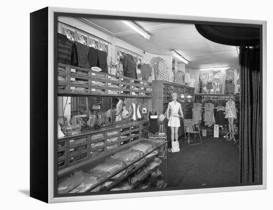 Sports Shop Interior, Sheffield, South Yorkshire, 1961-Michael Walters-Framed Premier Image Canvas