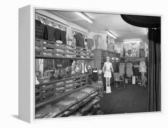 Sports Shop Interior, Sheffield, South Yorkshire, 1961-Michael Walters-Framed Premier Image Canvas