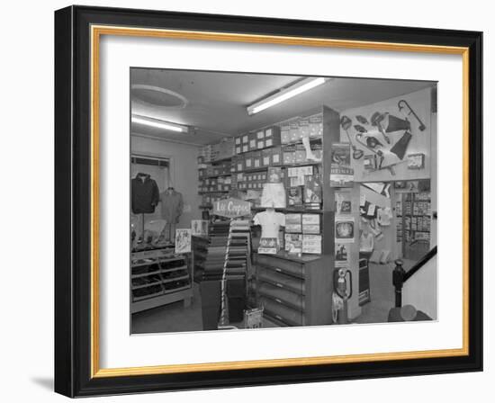 Sports Shop Interior, Sheffield, South Yorkshire, 1961-Michael Walters-Framed Photographic Print