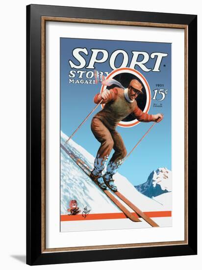 Sports Story Magazine, 1931-null-Framed Art Print