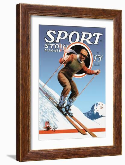 Sports Story Magazine, 1931-null-Framed Art Print