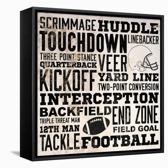 Sports Type I-Sd Graphics Studio-Framed Stretched Canvas