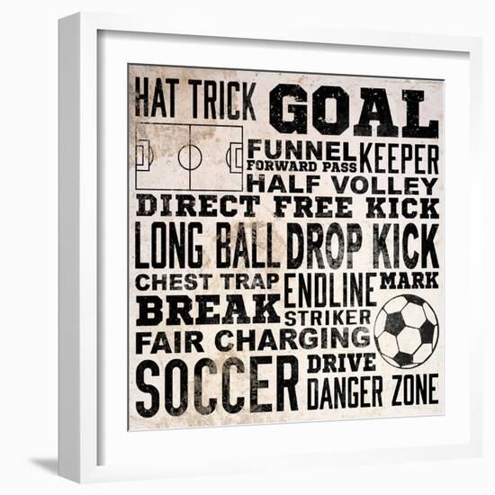 Sports Type III-Sd Graphics Studio-Framed Art Print