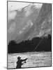 Sportsman Fishing in Norway-George Silk-Mounted Photographic Print