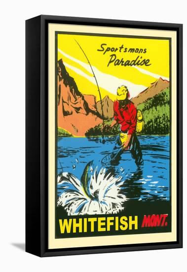 Sportsman Paradise, Whitefish-null-Framed Stretched Canvas