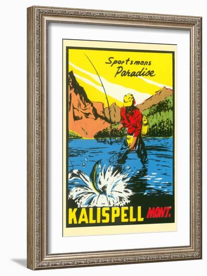 Sportsman's Paradise, Kalispell, Montana-null-Framed Art Print