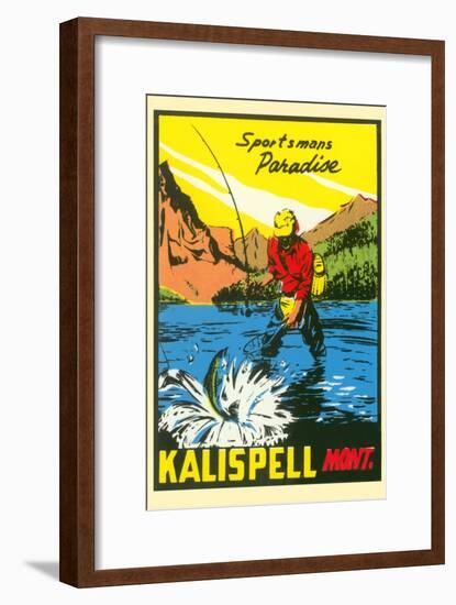 Sportsman's Paradise, Kalispell, Montana-null-Framed Art Print