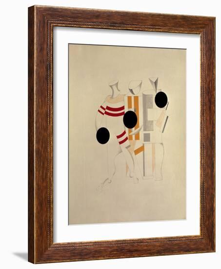 Sportsmen-El Lissitzky-Framed Giclee Print