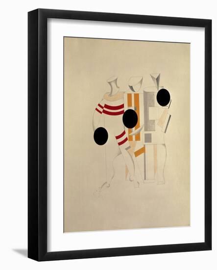 Sportsmen-El Lissitzky-Framed Giclee Print