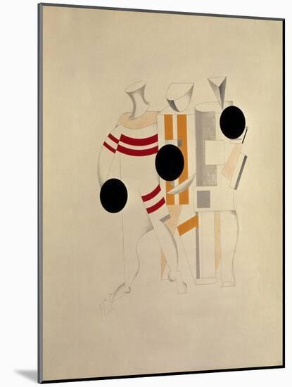 Sportsmen-El Lissitzky-Mounted Giclee Print