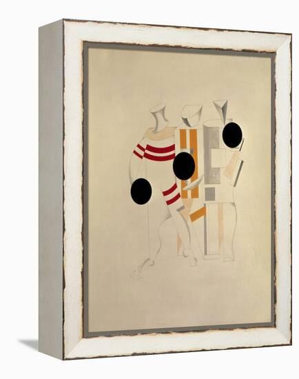 Sportsmen-El Lissitzky-Framed Premier Image Canvas