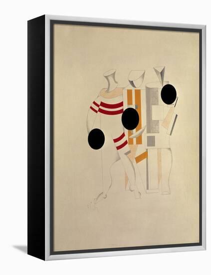 Sportsmen-El Lissitzky-Framed Premier Image Canvas