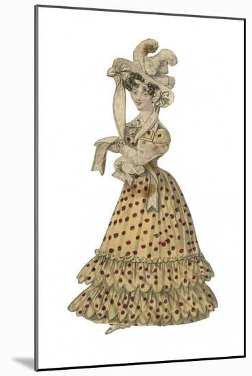 Spotted Costume 1827-null-Mounted Art Print
