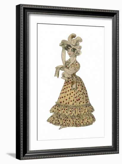 Spotted Costume 1827-null-Framed Art Print