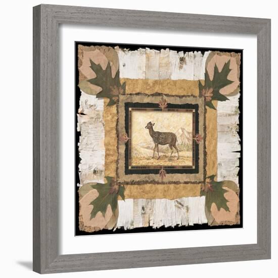 Spotted Doe-Pamela Gladding-Framed Art Print