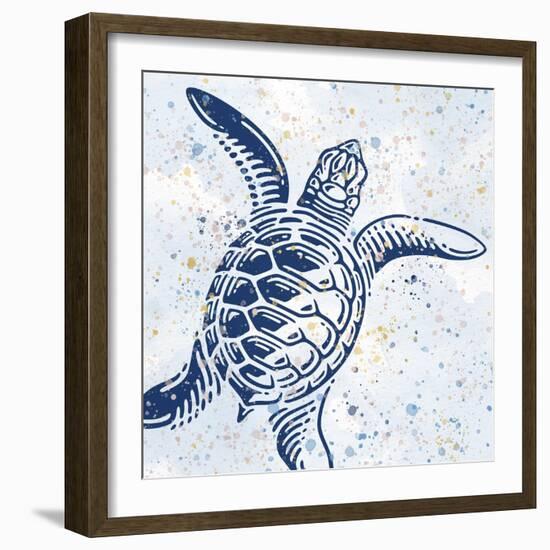 Spotted Sea 1-Kimberly Allen-Framed Premium Giclee Print