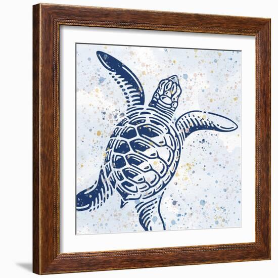 Spotted Sea 1-Kimberly Allen-Framed Premium Giclee Print