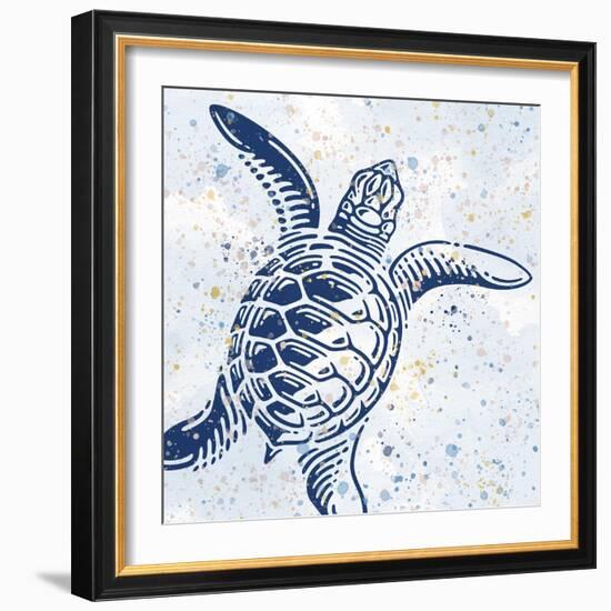 Spotted Sea 1-Kimberly Allen-Framed Premium Giclee Print