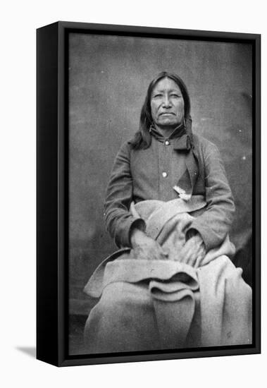 Spotted Tail, Sioux Chief, C.1870-William Richard Cross-Framed Premier Image Canvas