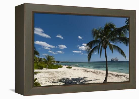 Spotts Beach, Grand Cayman, Cayman Islands, West Indies, Caribbean, Central America-Sergio Pitamitz-Framed Premier Image Canvas