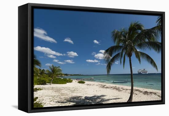 Spotts Beach, Grand Cayman, Cayman Islands, West Indies, Caribbean, Central America-Sergio Pitamitz-Framed Premier Image Canvas