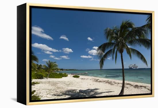 Spotts Beach, Grand Cayman, Cayman Islands, West Indies, Caribbean, Central America-Sergio Pitamitz-Framed Premier Image Canvas